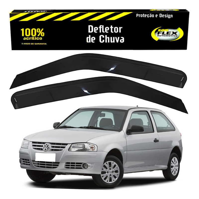 Calha Defletor Chuva Gol G4 1.0 2 Portas 2006 A 2014 em Oferta na Shopee