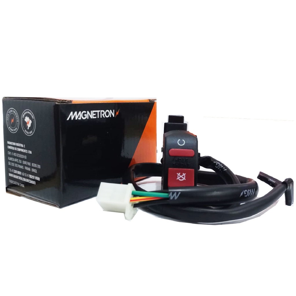 Punho Interruptor de Partida Nxr 150 Bros Esd 2009-2014 Magnetron em Oferta na Shopee