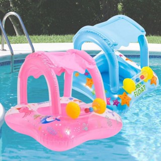Boia Bote Coberto Infantil Inflável Piscina Boia Com Proteção Para Bebê em Oferta na Shopee