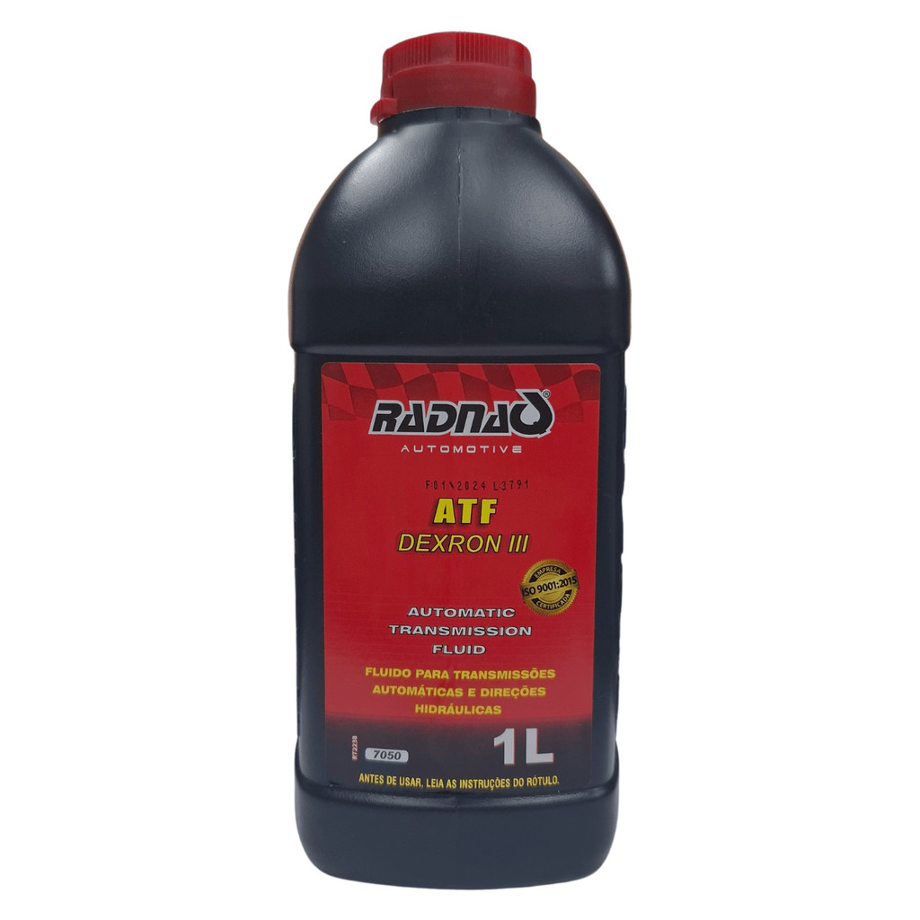 Óleo Fluido Lubrificante Transmissão Automática Hidráulica RADNAQ Automotive ATF Dexron III Mineral
