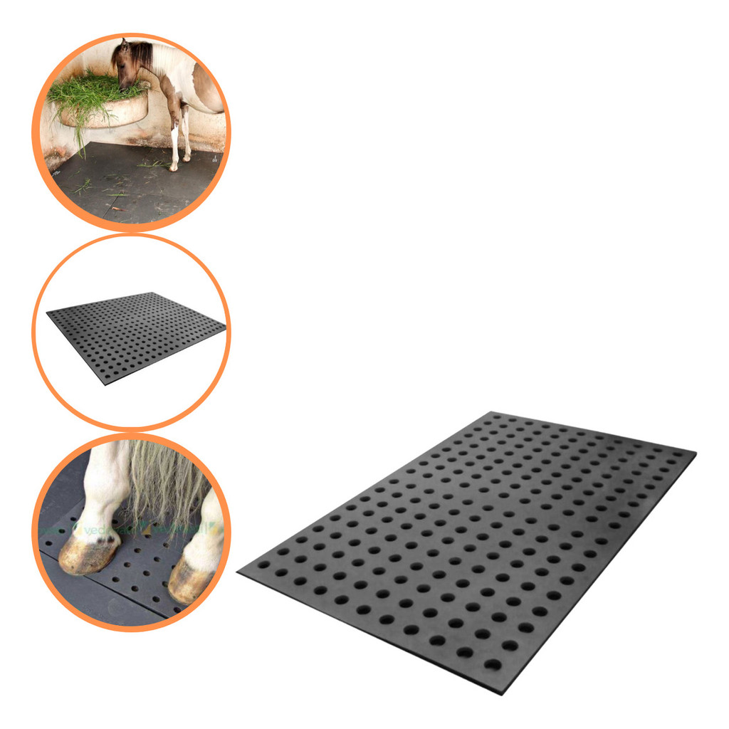 Estrado Borracha Para Box Chuveiro C/ Furos Anti-stress