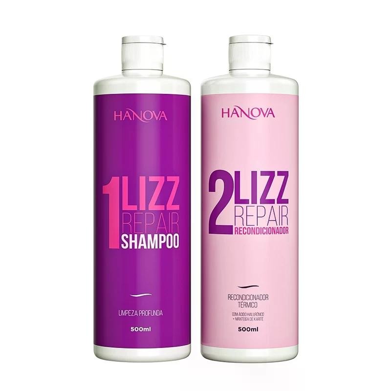Escova Progressiva Orgânica Lizz Repair Hanova 500ml