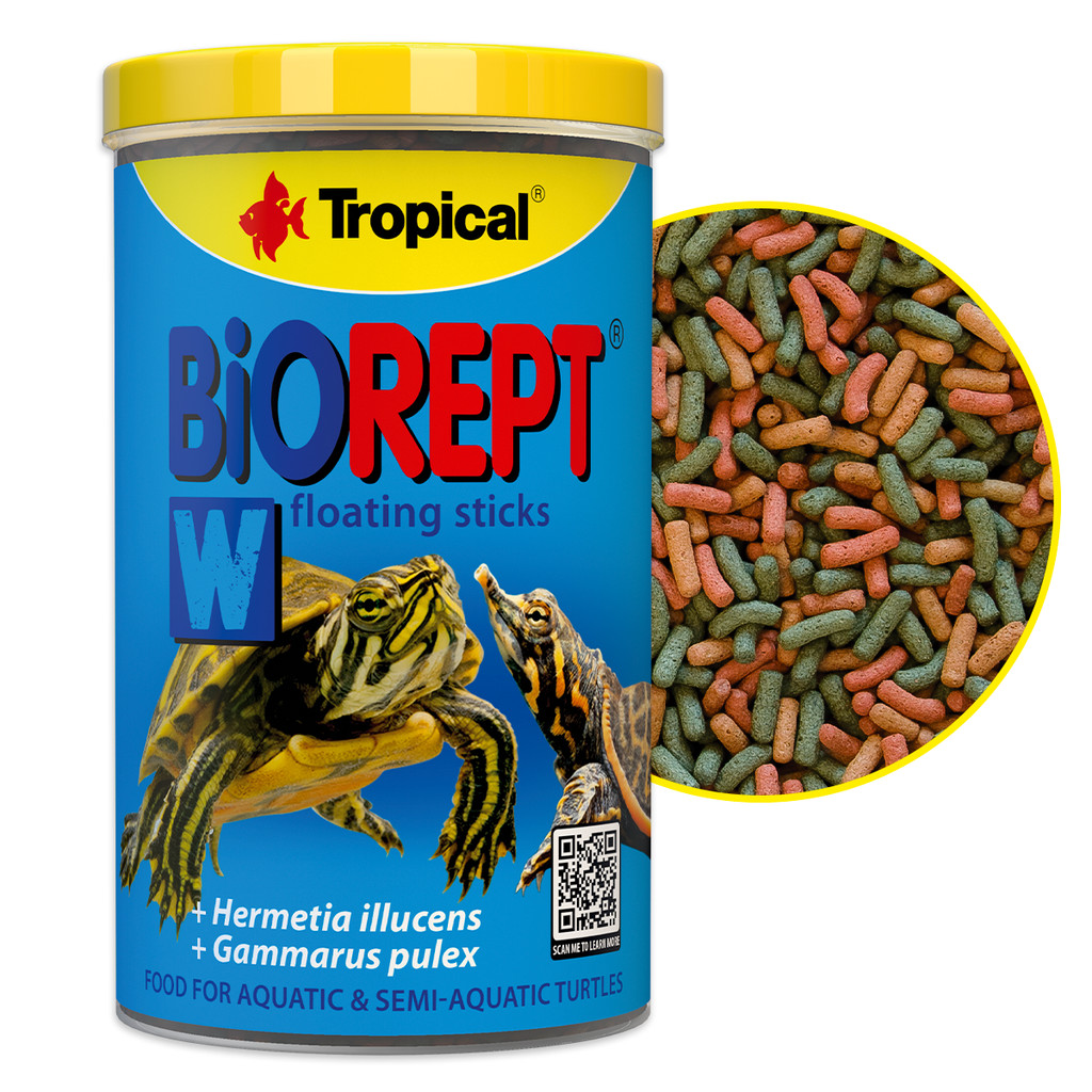Ração Tropical Biorept W 300g para Tartarugas Aquáticas e Semi Aquáticas
