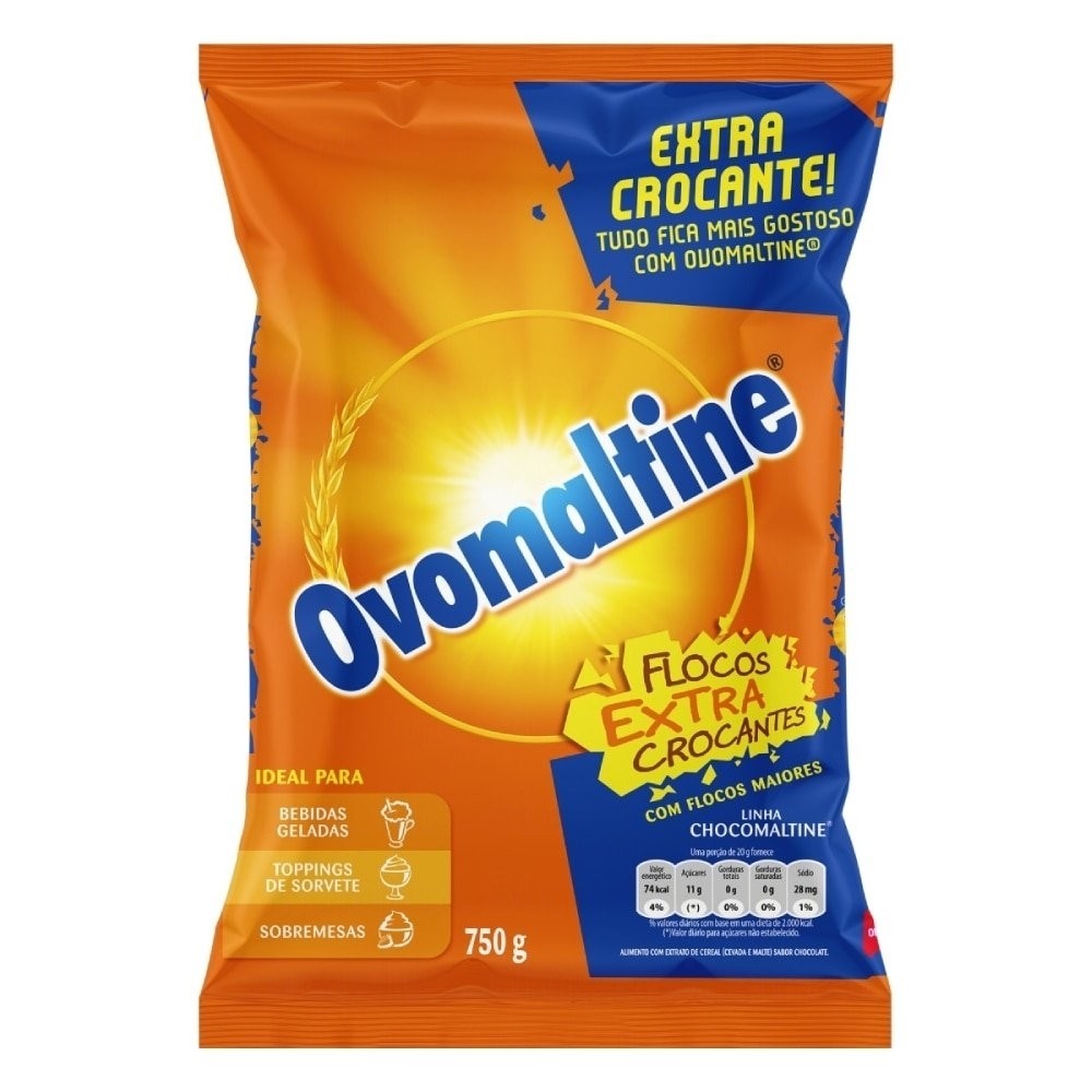 Ovomaltine Flocos Extra Crocantes 750g - Food & Beverages