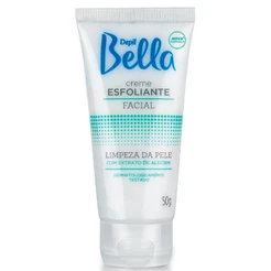 Creme Esfoliante Facial Depil Bella Limpeza de Pele Extrato de Alecrim Desodorante 50g
