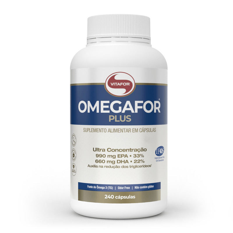 Omegafor Plus 240 Capsulas 1000mg - Vitafor em Oferta na Shopee