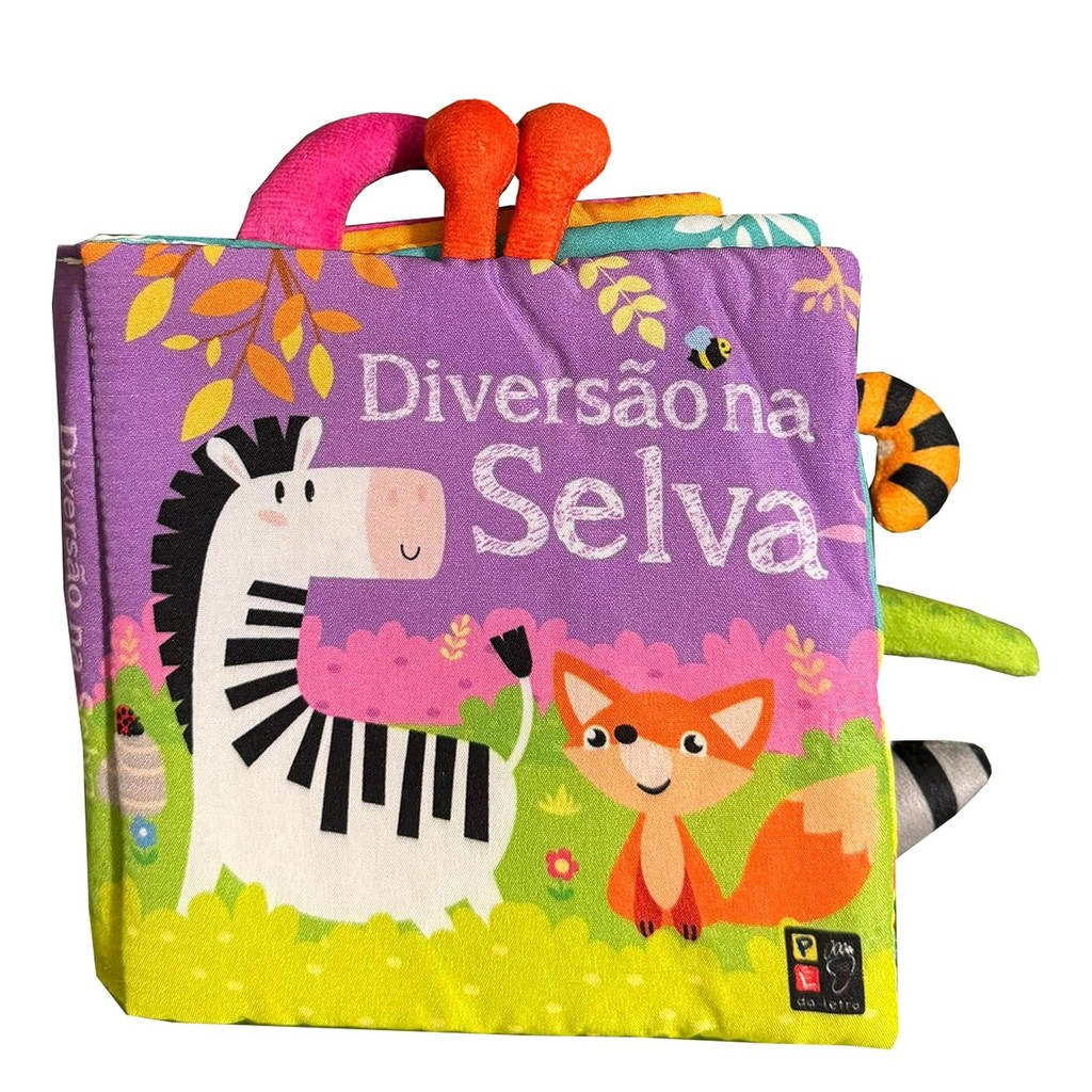 Livro de Tecido - Diversão na Selva em Oferta na Shopee