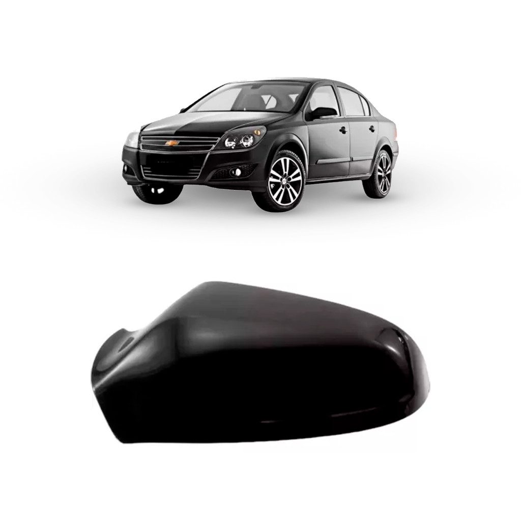 Capa Retrovisor Vectra 2006 2007 2008 A 2011 Black Piano LE