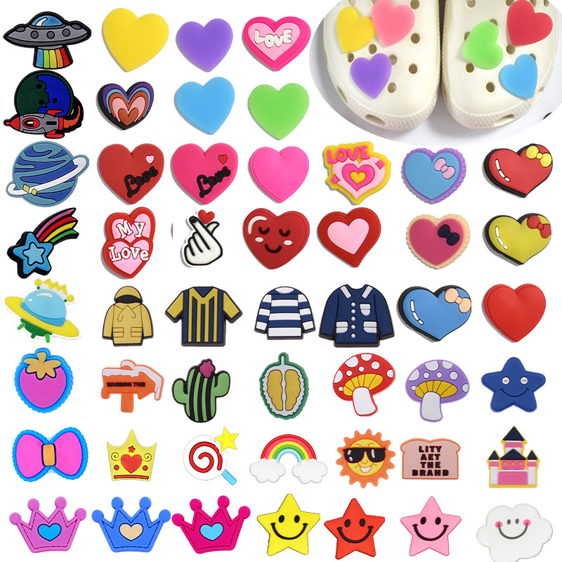 Decoração De Sapato Para Alfinetes De Tamanco Cente Rcartoon Botão DIY em Oferta na Shopee