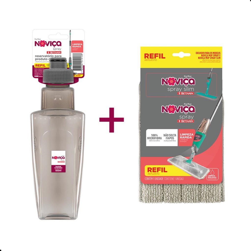 Kit Reposição para Mop Spray Noviça