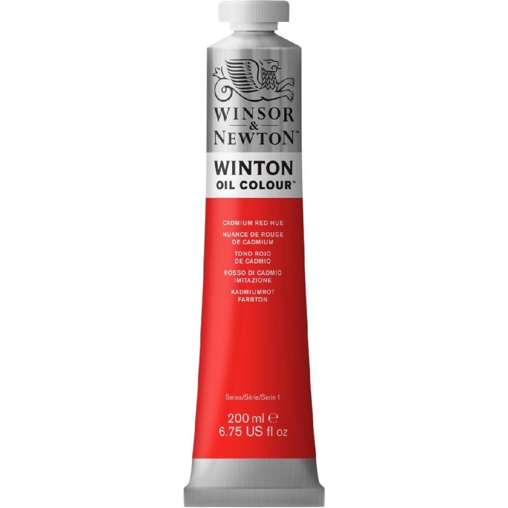 Tinta Óleo Winton 200ml Winsor & Newton 095 Cad Red Hue