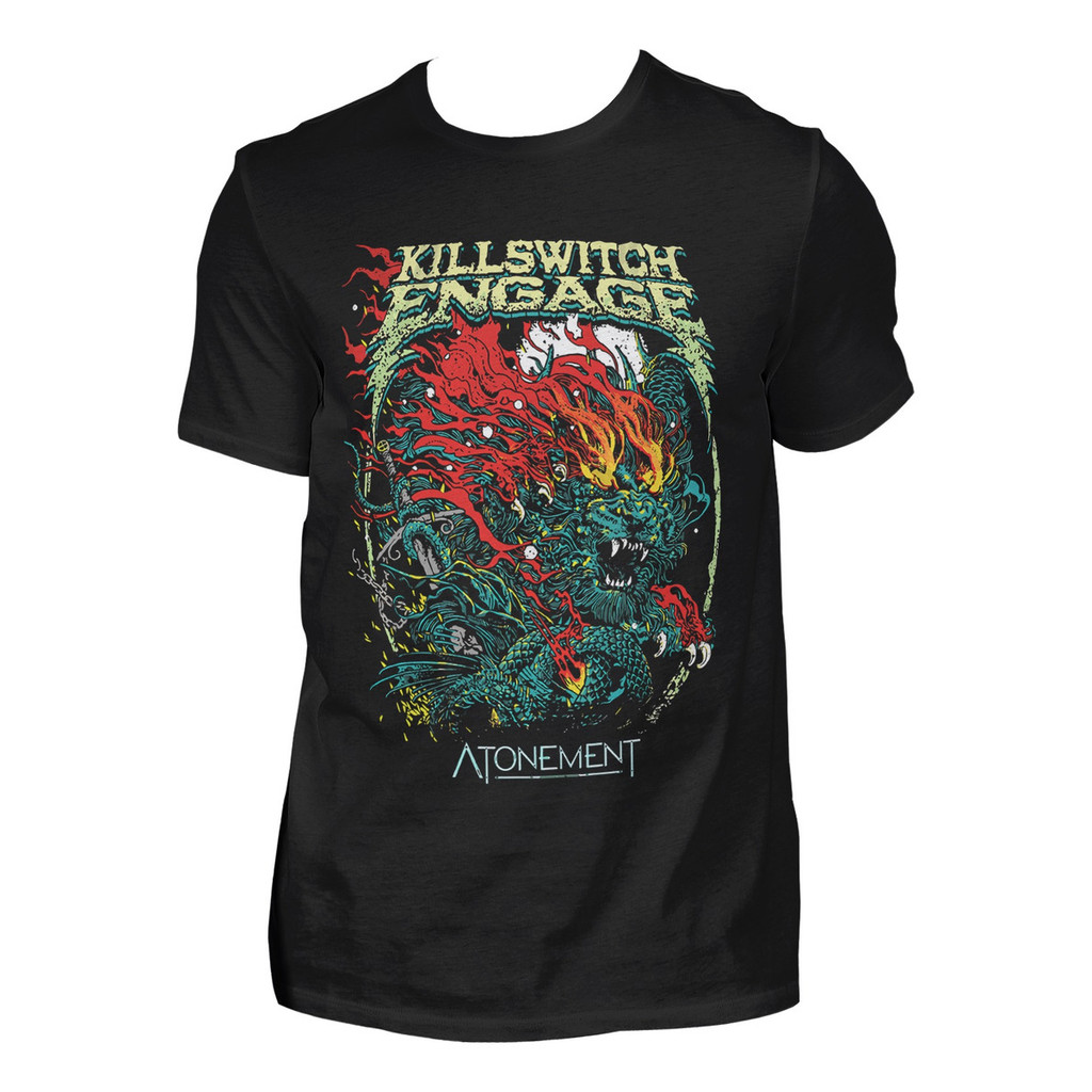Camiseta Unissex Killswitch Engage Atonement Kle2 em Oferta na Shopee