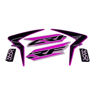 Adesivo de Aleta Tanque Crf 230 Mod. 15 Vinil Rosa