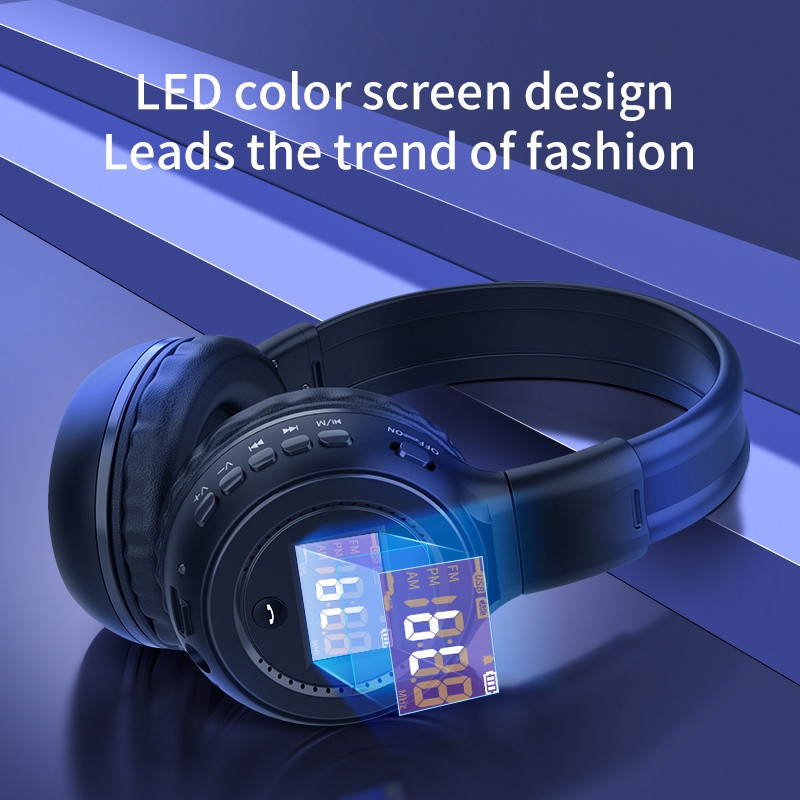 ZEALOT B570 Fones De Ouvido Estéreo HiFi Sem Fio Bluetooth Com Suporte Para Cartão Micro SD Microfone AUX
