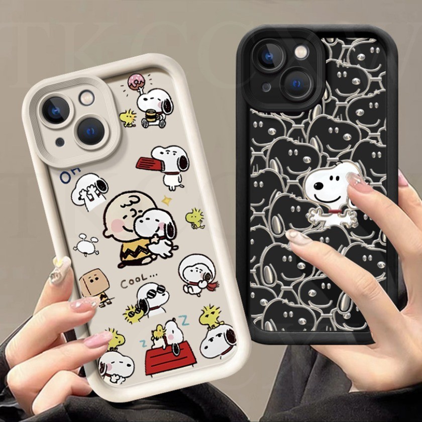 Snoopy Dos Desenhos Animados Criativo Casos De Silicone Para Samsung A16 Lite A06 A50 A50S A30S A51 A52 A52S A53 A54 A55
