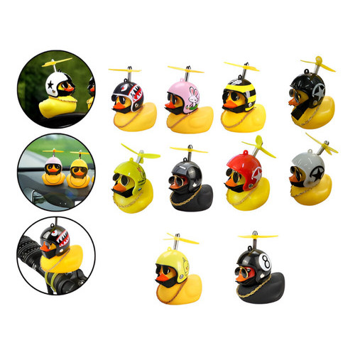 Pato Patinho Bike Moto Malandro Guidao Buzina Sino Kit C/ 10 Cor Sortida Flor