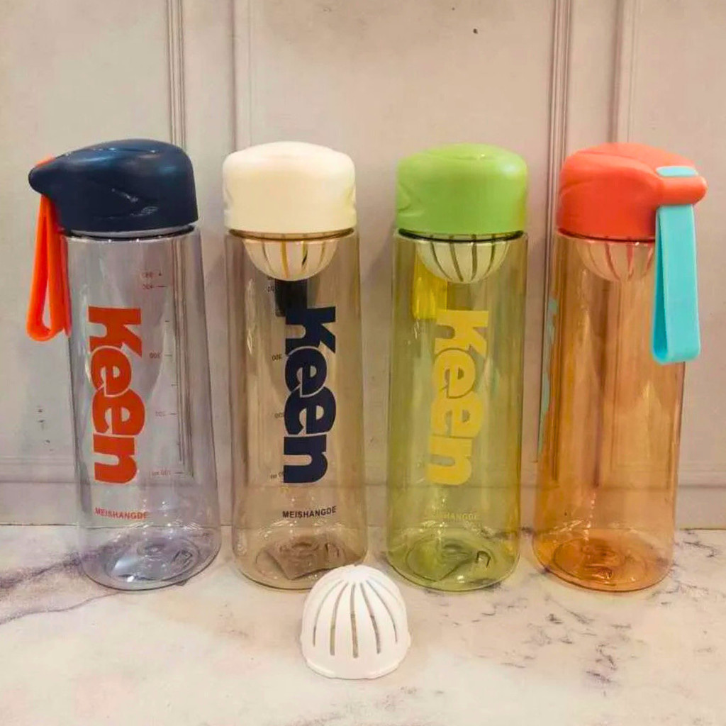 Garrafa De Agua Keen 550ml Com Filtro Esportiva Anti Vazamento Com Alça