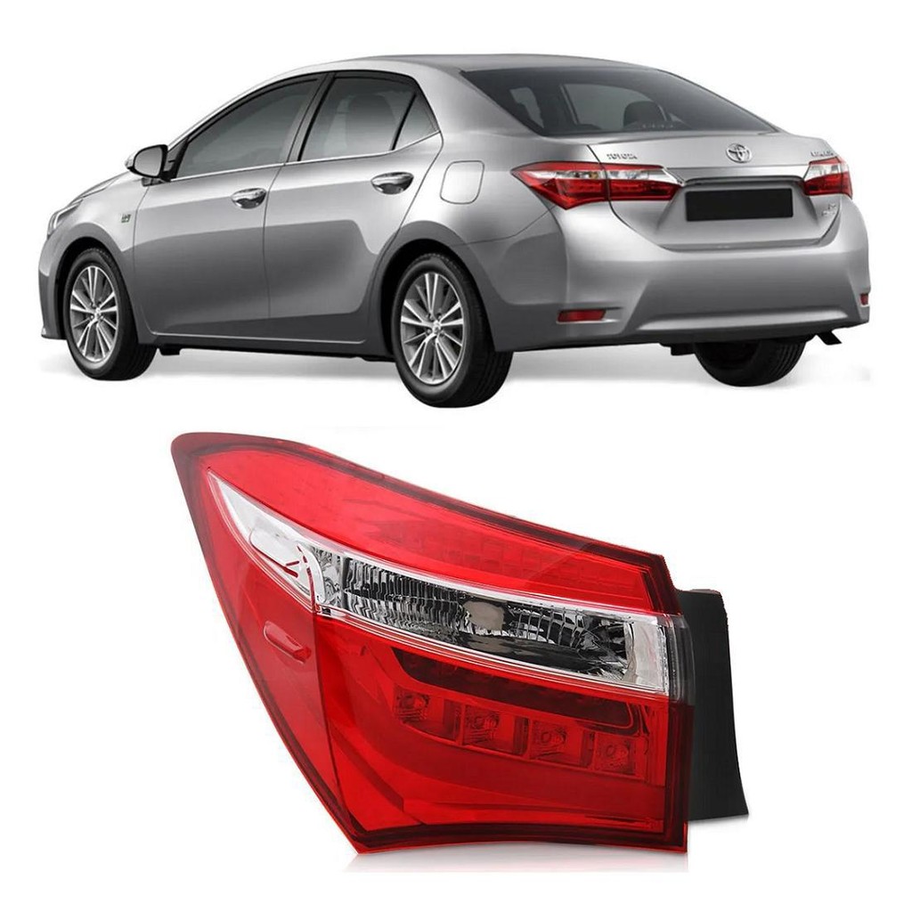 Lanterna Traseira Corolla 2015 16 2017 C/ Led Canto Esquerdo