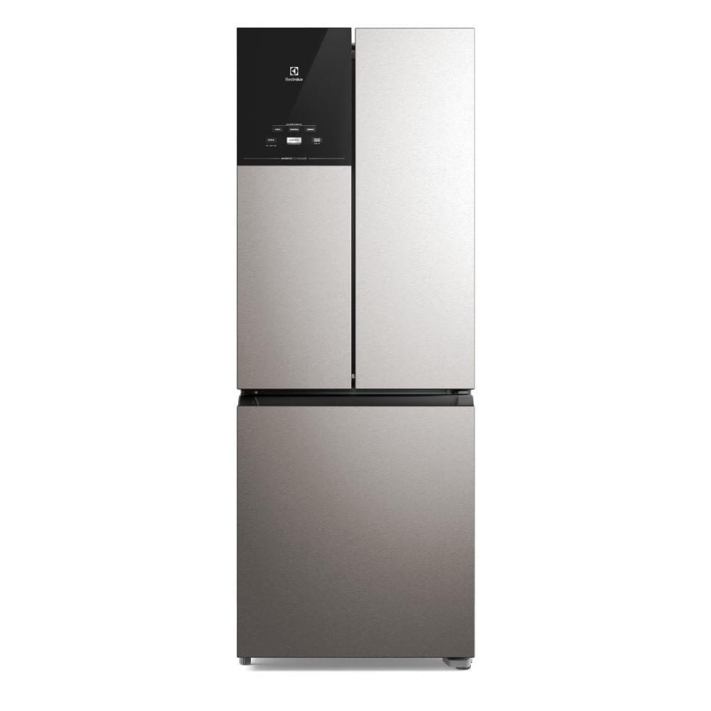 Geladeira Electrolux Frost Free Inverter 480L Efficient AutoSense 3 Portas Inox Look (IM7S...