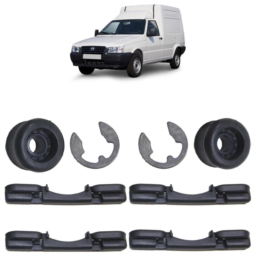 Kit Deslize Calço Reparo Banco Fiorino 1985 1986 1987 1988 1989 1990 1991 1992 1993 A 2013 8 Peças em Oferta na Shopee