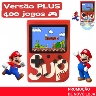 Joguinho Mini Sup Game Retro 400 jogos Nintendo Vídeo Portátil Playstation infantil Presente em Oferta na Shopee