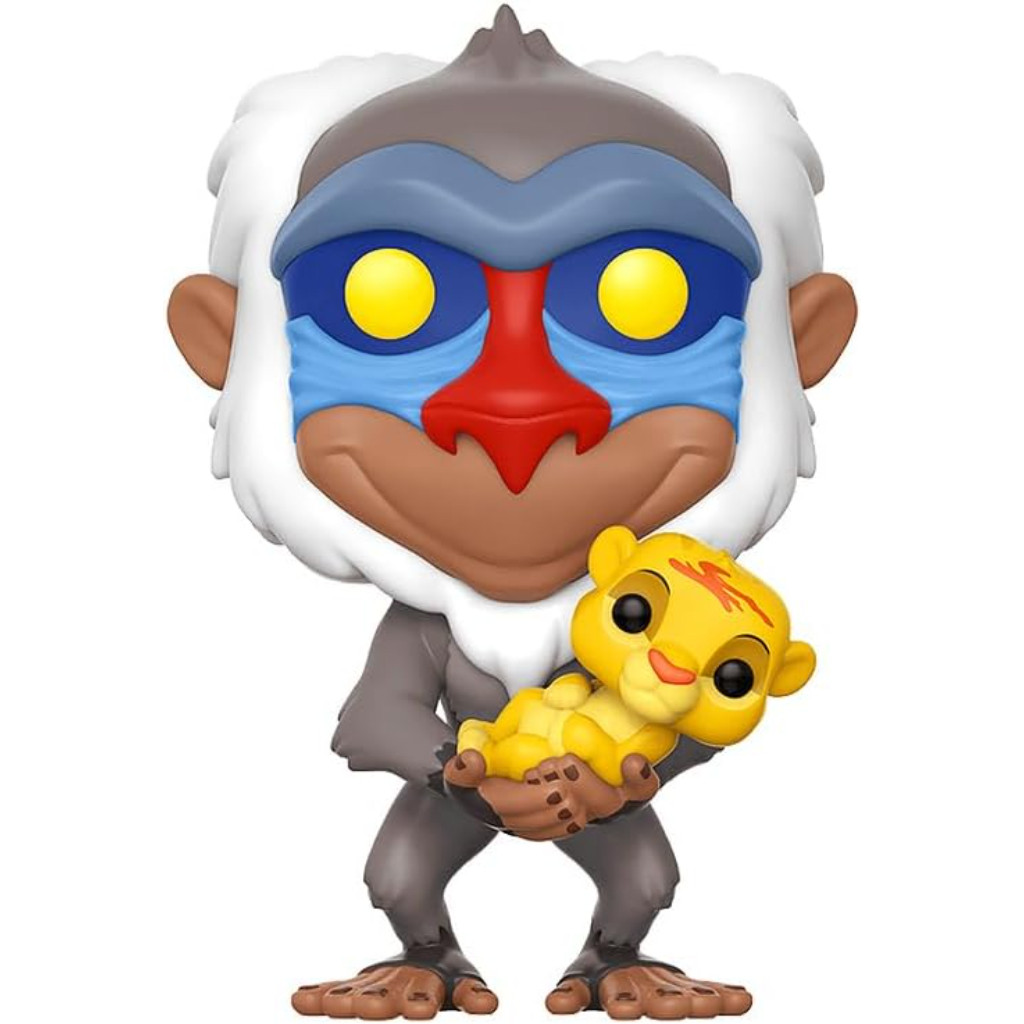 Boneco Funko Pop Disney O Rei Leão Rafiki com Simba 301