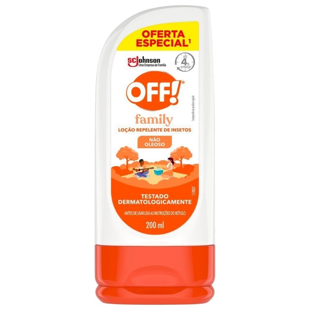 Repelente de Insetos Off! Loção Family 200ml - Beauty