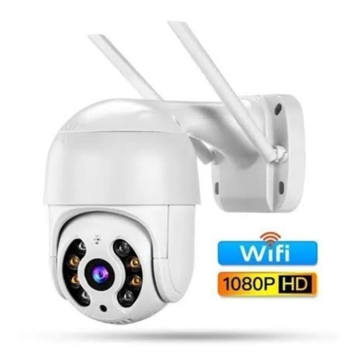 Câmera de Monitoramento Wi-fi Smart Ip a prova D,água munitore do celular
