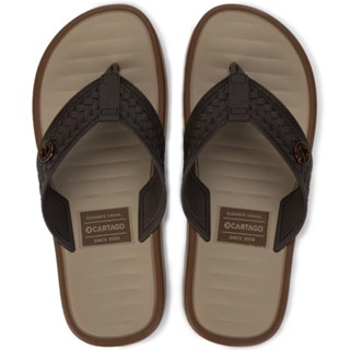 Chinelo Cartago Coimbra II Masculino - Marrom em Oferta na Shopee