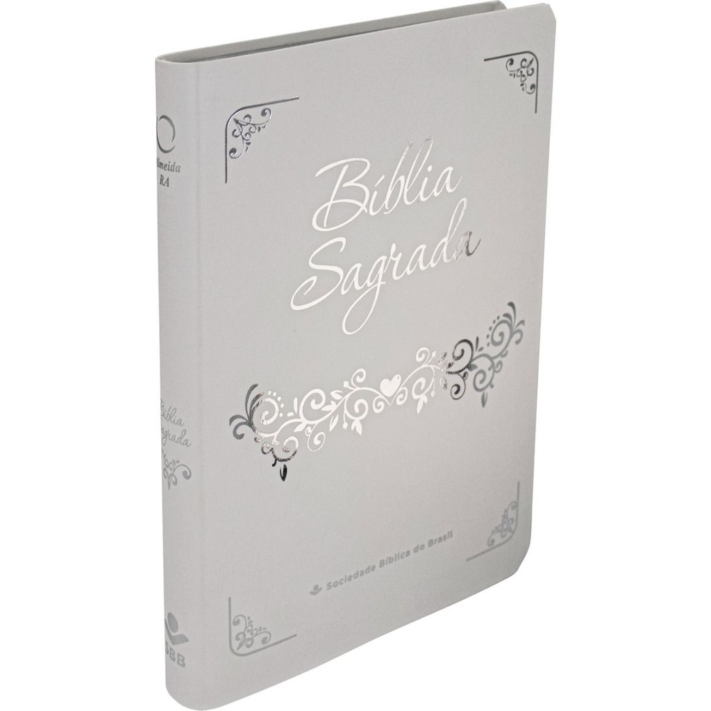 Bíblia Sagrada ARA | Letra Grande | Capa Semiflexivel | Branca Casamento