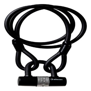 Cadeado U-chave Com Cabo De Aço 1,5m X 12mm - Elleven em Oferta na Shopee