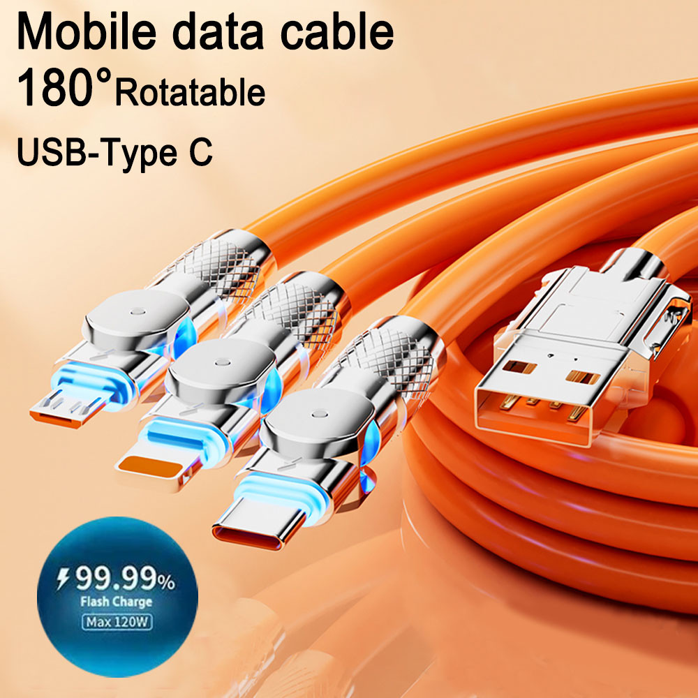 Superior quality Fast charging data cable Tipe C Micro USB iOS Apel Lightning 1.0M Pengisian Cepat Type C Untuk Android