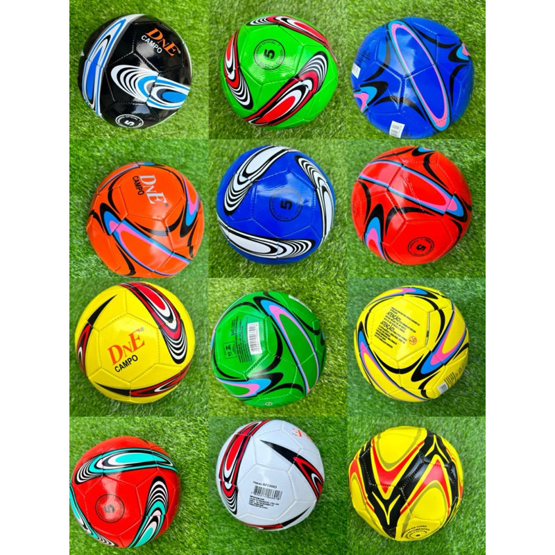 KIT 5  kit 10 Bola de Futebol de Campo Tamanho Oficial- Envio Imediato Varias Cores