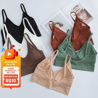 Soutien De lingerie sexy Feminino Sem Costura