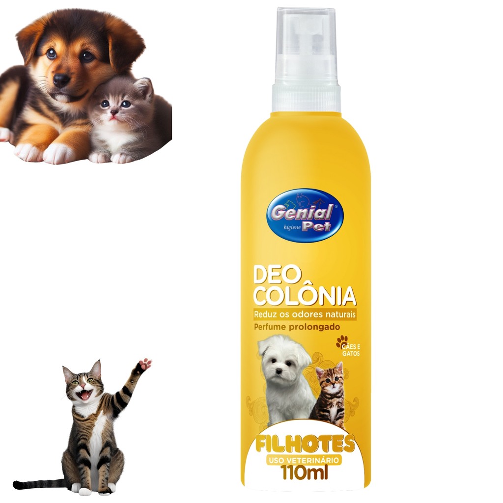 Perfume Colonia Pet Shop Cachorro Gato Filhote 110ml
