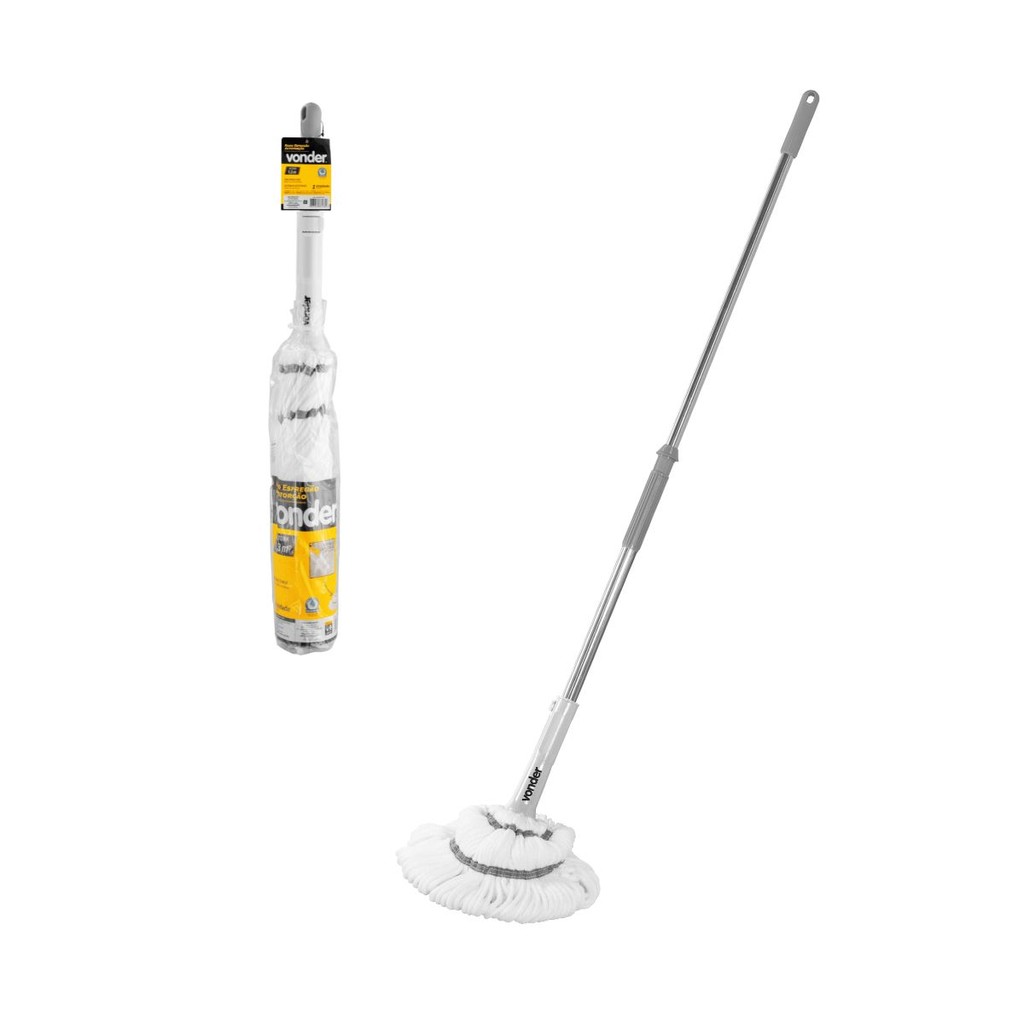 Rodo Esfregão com Sistema Autotorção e Microfibra VONDER em Oferta na Shopee