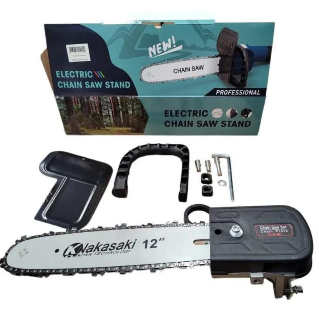 SAIBRO EMERILHADEIRA  ADAPTADOR MOTOSSERRA PARA LIXADEIRA / ESMERILHADEIRA INCLUSO ENGRENAGEM M14 E M16