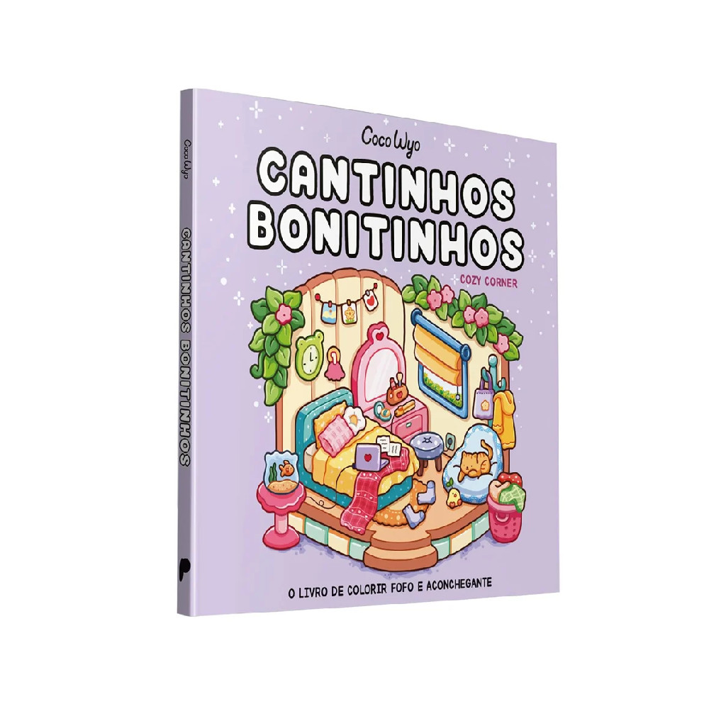 Livro Cantinhos Bonitinhos | Cozy Corner | Livro de Colorir Coco Wyo - Books & Magazines