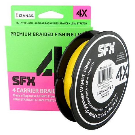 Linha Sufix SFX 4X | 270m Amarelo - Multifilamento | Rapala