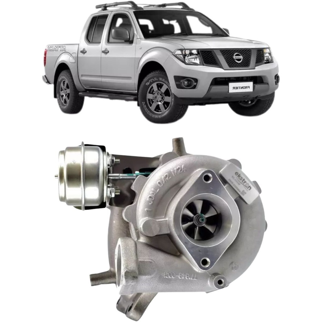 Turbo Compressor Nissan Frontier 2.5 16v 2008 A 2012 Fresado em Oferta na Shopee