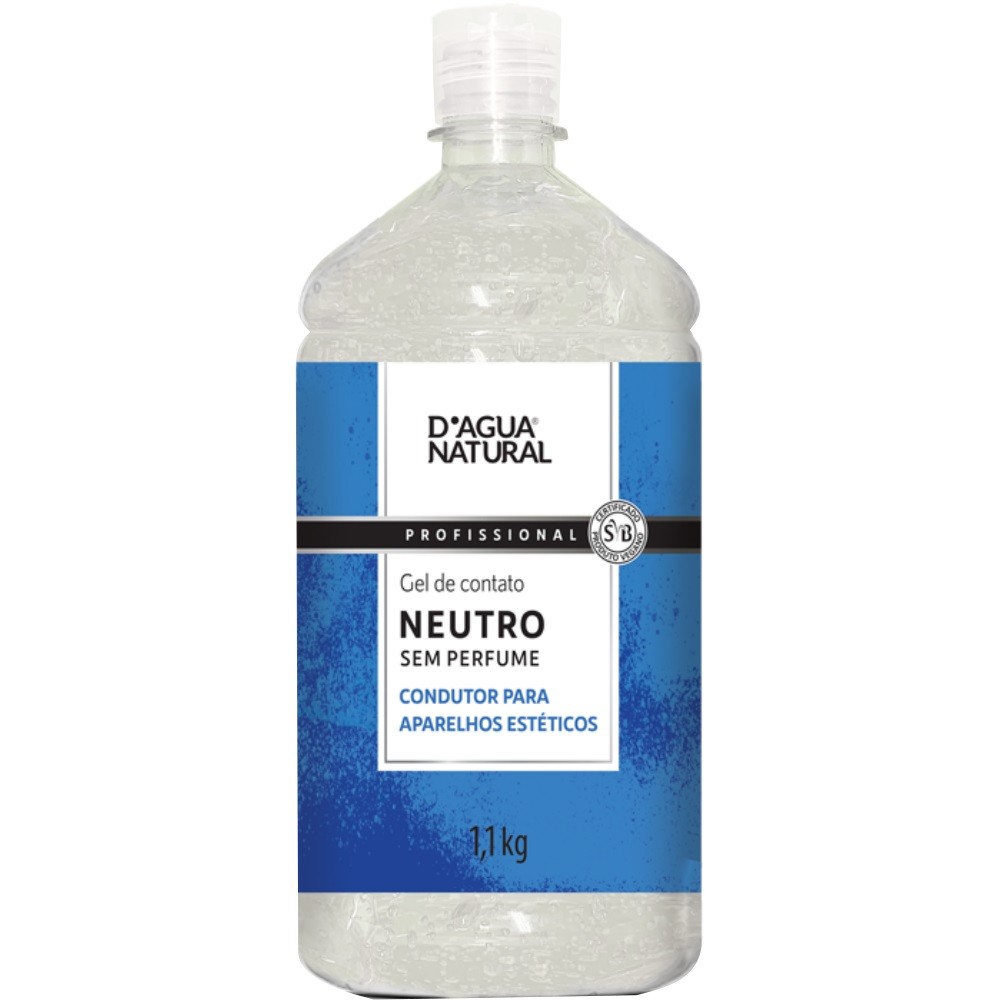 GEL NEUTRO DE CONTATO PARA ELETROTERAPIA  1,1KG  D'ÁGUA NATURAL