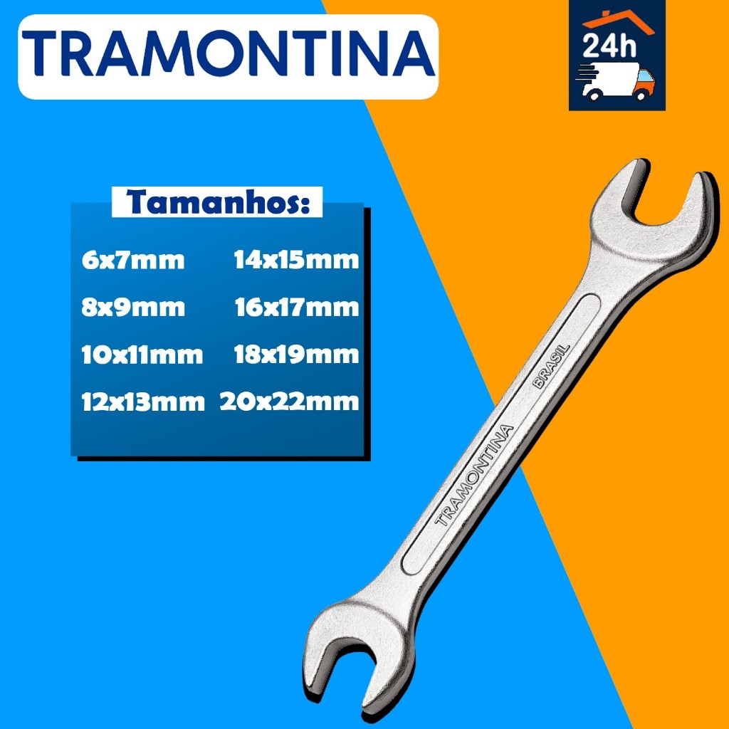 Chave de Boca Fixa (6x7mm a 20x22m) - Tramontina