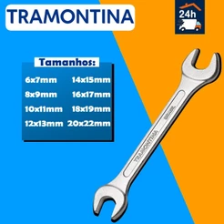 Chave de Boca Fixa (6x7mm a 20x22m) - Tramontina