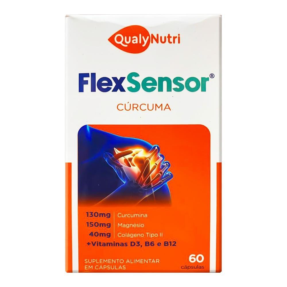 FLEX SENSOR CÚRCUMA 500MG COM 60 CÁPSULAS em Oferta na Shopee