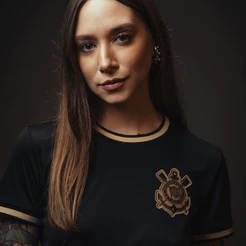 Camisa Corinthians Urban Ouro Feminina Oficial