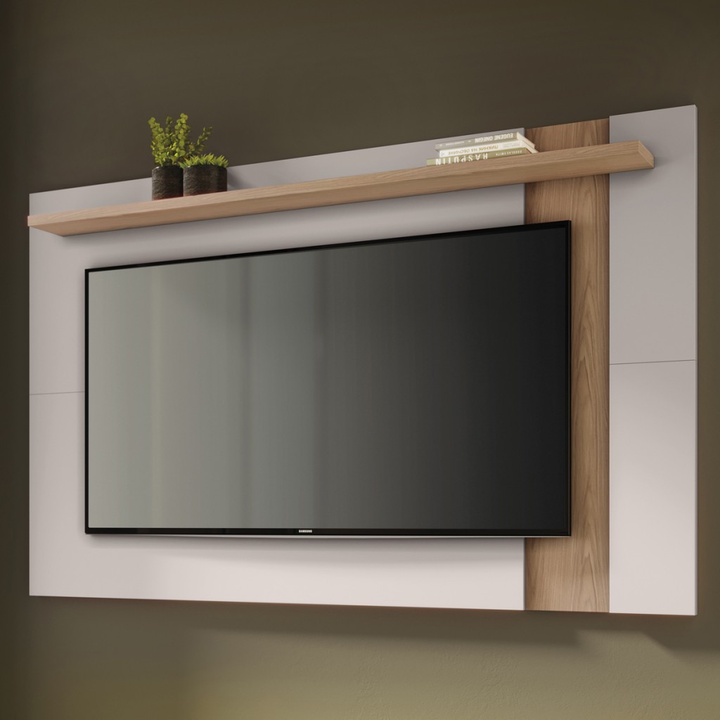 Painel para TV Até 70 Polegadas Córdova 1 Prateleira - Pnr Móveis em Oferta na Shopee