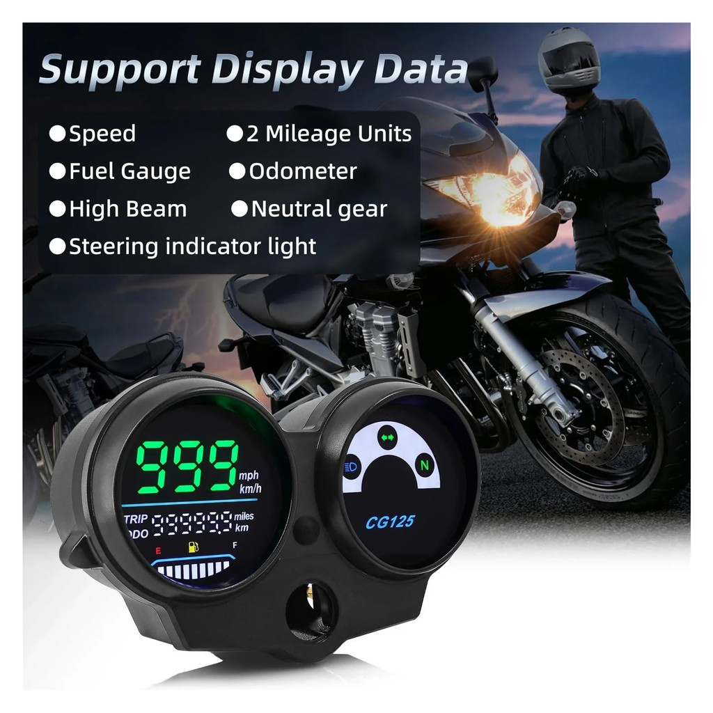 Instrumento De Modificação De Produto Mais Vendido CG125/FAN 2005A 2008 Funcional Painel De Motocicleta LED Eletrônico