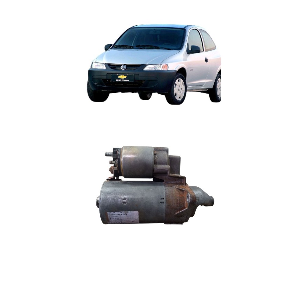 Motor Partida Arranque Gm Celta Corsa 1.0 8v 1999 A 2005 