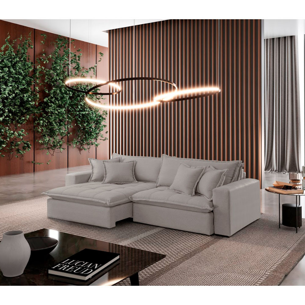 Sofá Zen Veludo 02 Módulos 100 cm B25 Meu Sofá Online