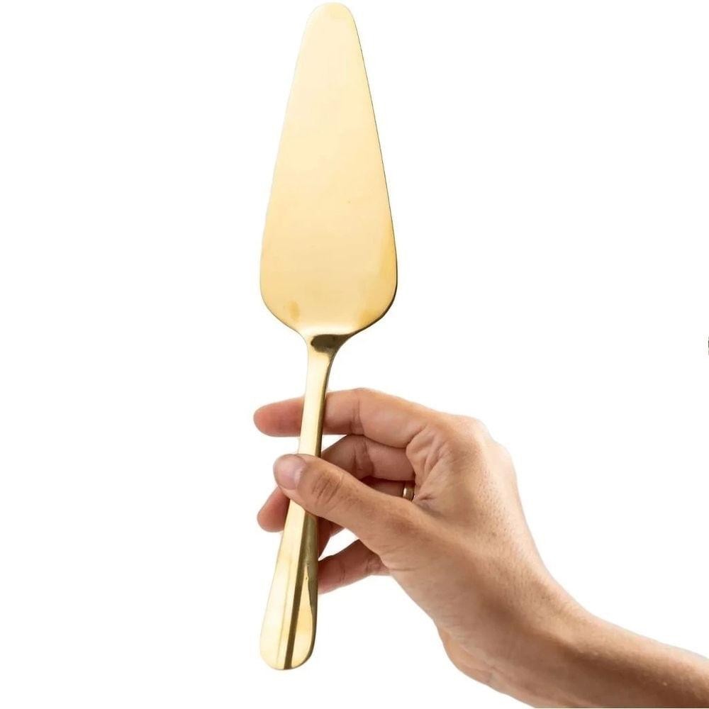 Espátula para Servir N244424-0 Dourada 29cm - Quanhe